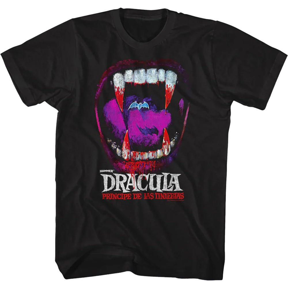 Dracula Vampire Teeth Hammer Films Tshirt